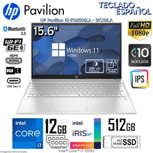 Laptop HP Pavilion 15-EG2506LA Intel Core i7-1255U
